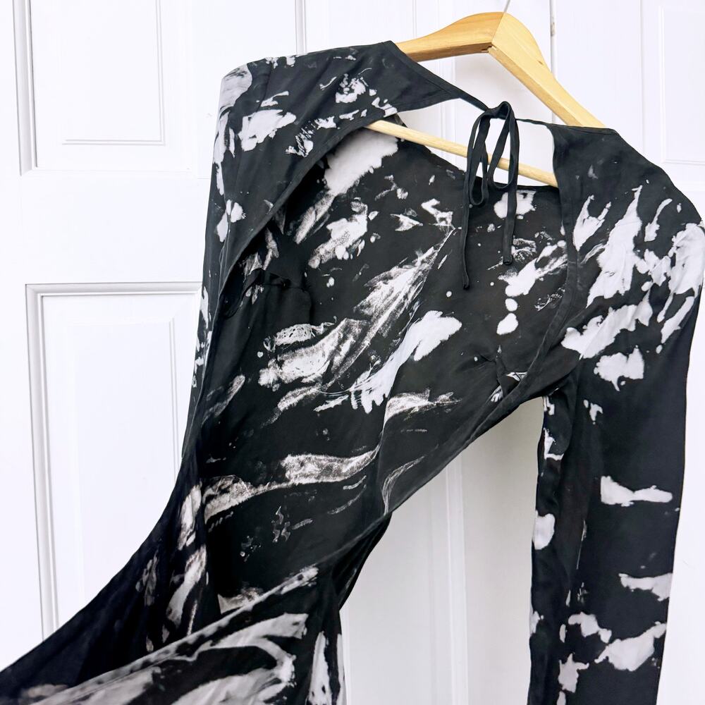 Third Form Twist Through Bias Tie Back Midi Dress - image 8